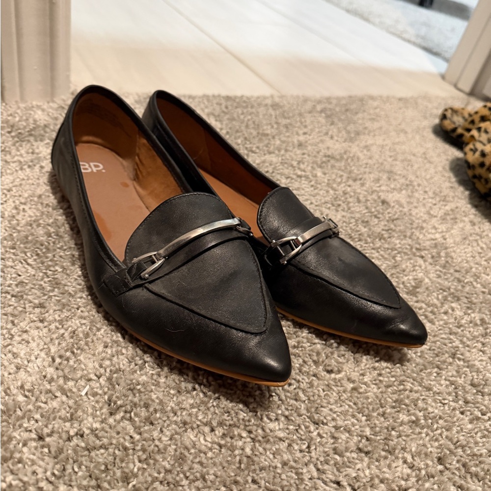 bp Women's Black Loafers size 9